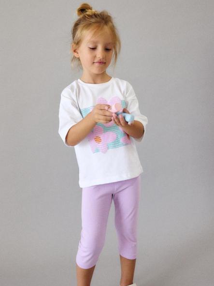 Mayoral Camiseta m/c 26-03016-025 Bco-Lilac [2]