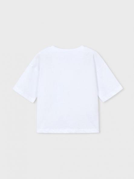 Mayoral Camiseta m/c 26-03016-025 Bco-Lilac [4]