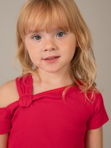 Mayoral Camiseta m/c Asimetrica 26-03017-092 Persimon [1]