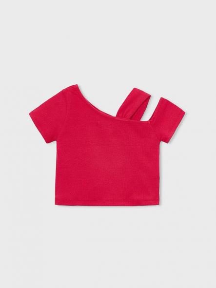 Mayoral Camiseta m/c Asimetrica 26-03017-092 Persimon [4]