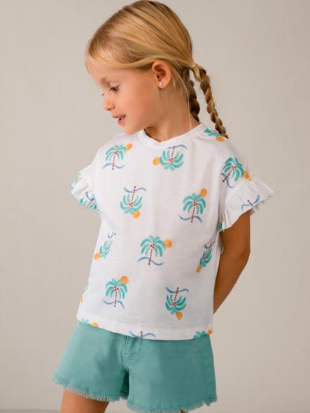 Mayoral Camiseta m/c Estampada 26-03018-030 Crd-Oasis