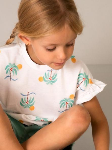 Mayoral Camiseta m/c Estampada 26-03018-030 Crd-Oasis [1]