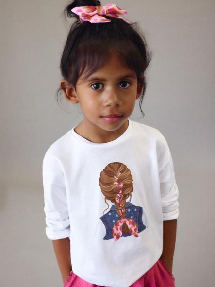 Mayoral Camiseta m/l Coletero 26-03020-015 Blanco