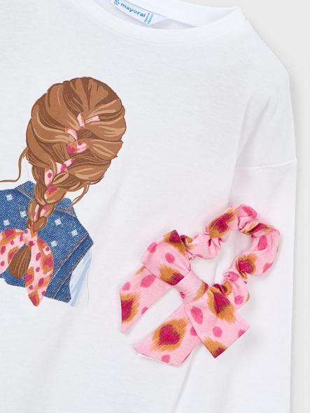 Mayoral Camiseta m/l Coletero 26-03020-015 Blanco [4]