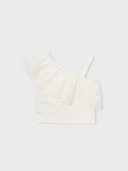 Mayoral Camiseta Tirantes Perforado 26-03022-020 Crudo [2]