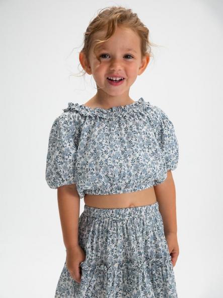 Mayoral Top Dobby Estampado 26-03026-030 Celeste [1]