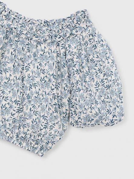 Mayoral Top Dobby Estampado 26-03026-030 Celeste [4]