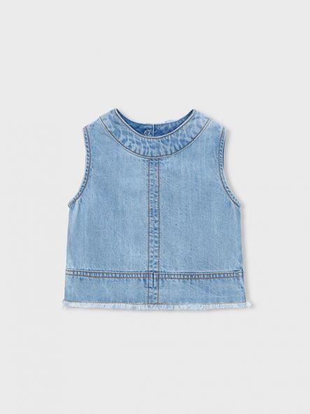 Mayoral Top Denim Fluido 26-03030-054 Claro [3]