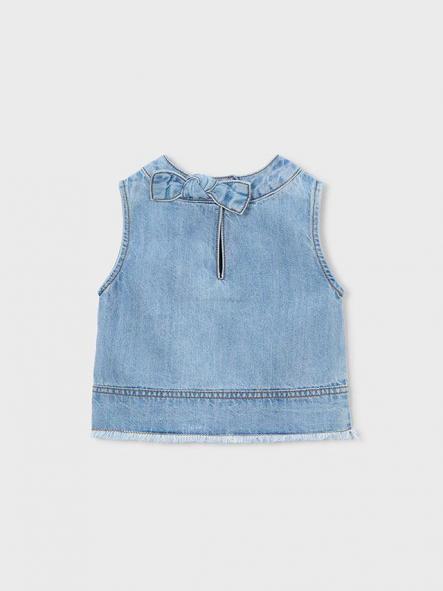 Mayoral Top Denim Fluido 26-03030-054 Claro [4]