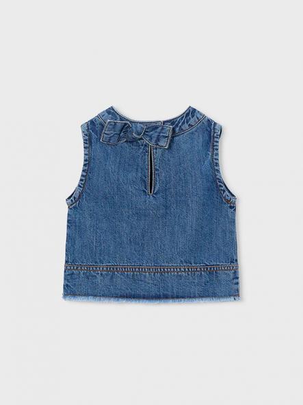 Mayoral Top Denim Fluido 26-03030-055 Oscuro [2]