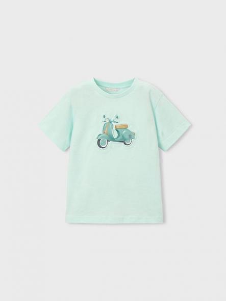 Mayoral Camiseta m/c embossed Vespa 26-03059-025 Menta [2]