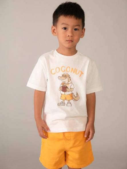 Mayoral Camiseta m/c "Crocodile" 26-03062-030 Nata [2]