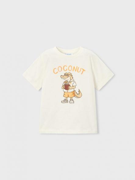 Mayoral Camiseta m/c "Crocodile" 26-03062-030 Nata [3]