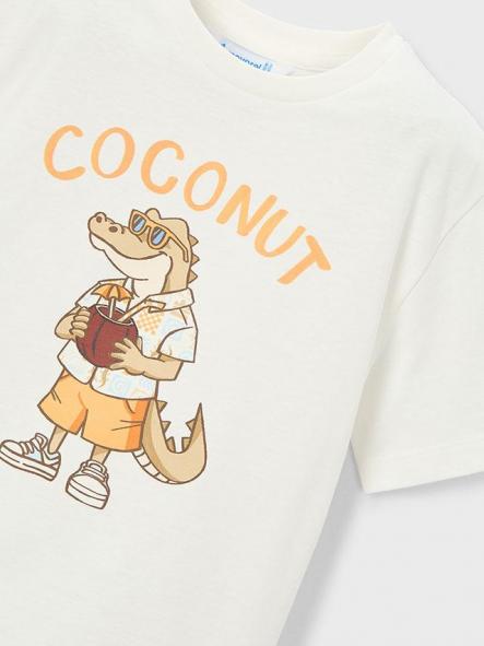 Mayoral Camiseta m/c "Crocodile" 26-03062-030 Nata [5]