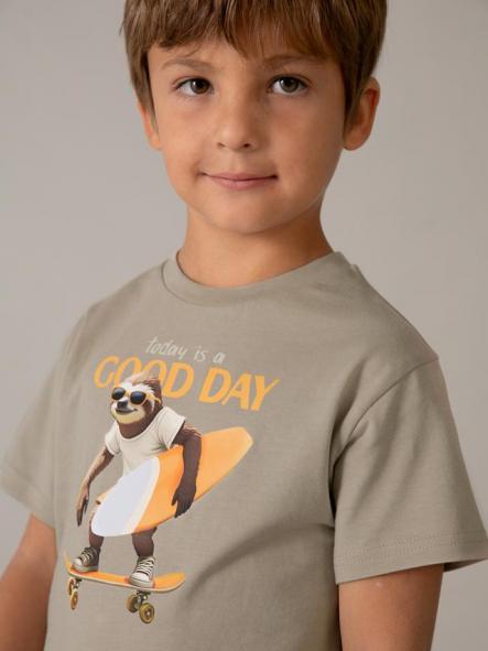 Mayoral Camiseta m/c "Good Day" 26-03064-034 Topo [1]