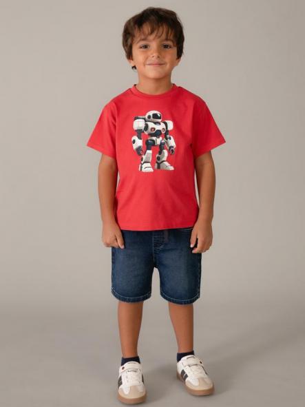 Mayoral Camiseta m/c Robot 26-03066-043 Tomate [1]