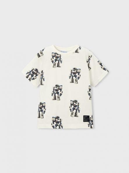 Mayoral Camiseta m/c Estampada 26-03068-068 Robots [3]
