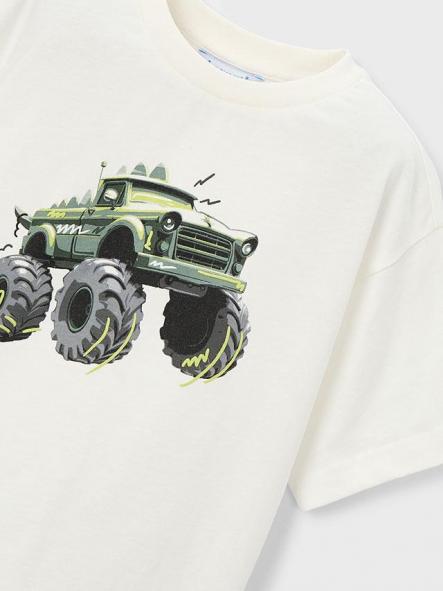 Mayoral Camiseta m/c Truck 26-03069-048 Nata [3]