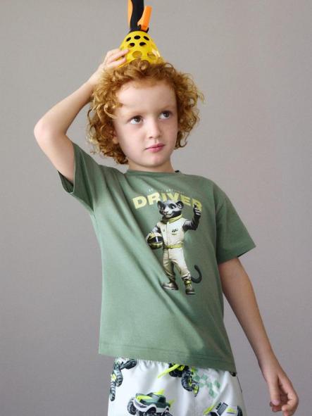 Mayoral Camiseta m/c Driver 26-03070-053 Verde