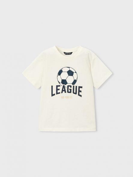 Mayoral Camiseta m/c "League" 26-03074-069 Nata [1]