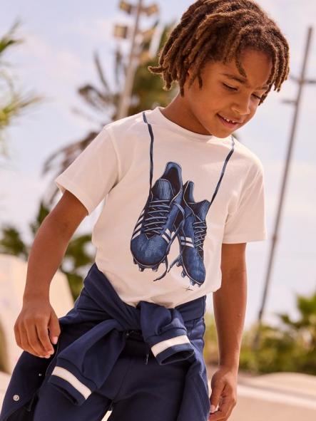 Mayoral Camiseta m/c Zapatillas 26-03075-074 Nata