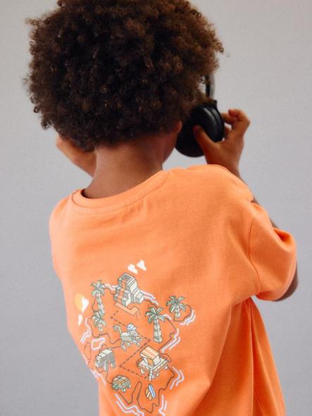 Mayoral Camiseta M/C Mix And Match 26-03078-071 Naranja [1]