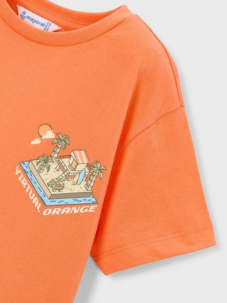 Mayoral Camiseta M/C Mix And Match 26-03078-071 Naranja [4]