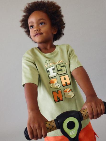 Mayoral Camiseta M/C Mix And Match 26-03078-073 Bambu