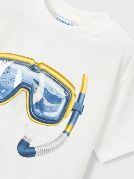 Mayoral Camiseta M/C Trampantojo 26-03081-010 Blanco [3]