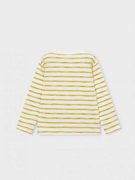 Mayoral Camiseta m/l Rayas 26-03083-015 Oliva [4]