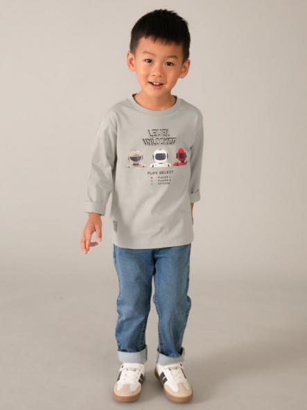 Mayoral Camiseta m/l Robots 26-03084-019 Piedra [1]