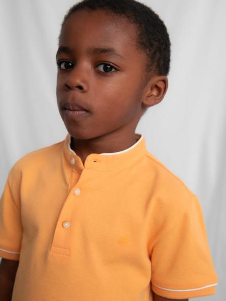 Mayoral Polo m/c Cuello Mao 26-03102-027 Peach [1]