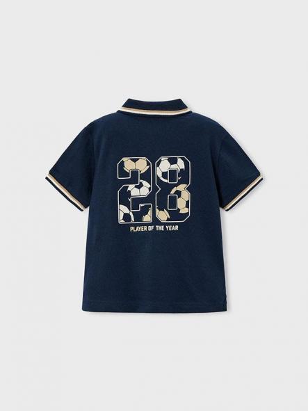 Mayoral Polo m/c Print Espalda 26-03108-061 Marino [4]