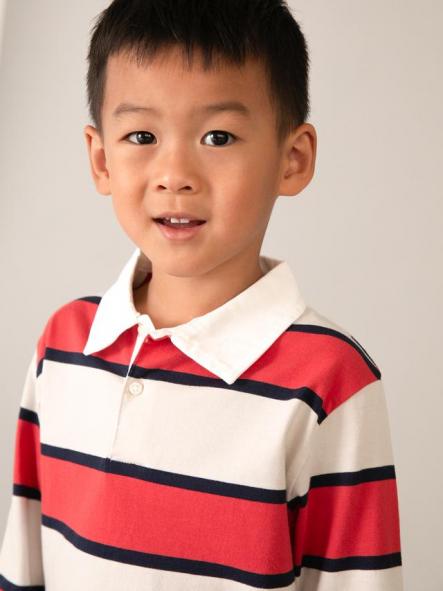 Mayoral Polo m/l Rayas 26-03111-091 Tomate [1]