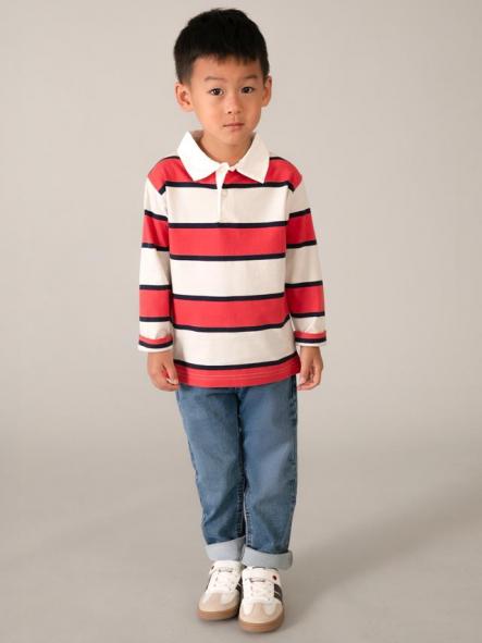 Mayoral Polo m/l Rayas 26-03111-091 Tomate [2]