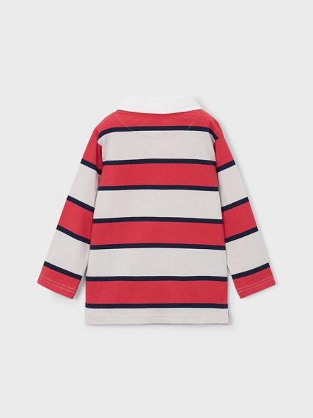 Mayoral Polo m/l Rayas 26-03111-091 Tomate [4]