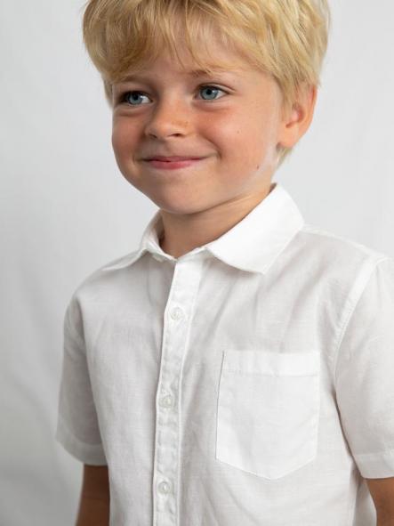 Mayoral Camisa m/c Lino 26-03112-010 Blanco [1]