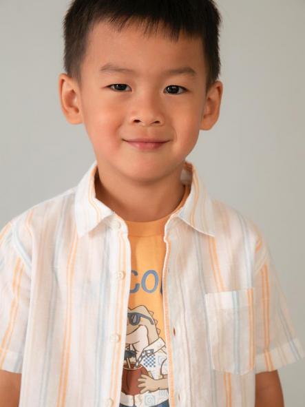 Mayoral Camisa m/c Lino 26-03112-011 Peach [1]