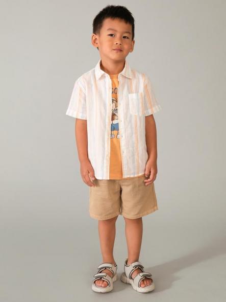 Mayoral Camisa m/c Lino 26-03112-011 Peach [2]