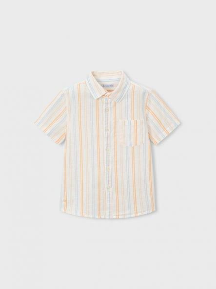Mayoral Camisa m/c Lino 26-03112-011 Peach [3]