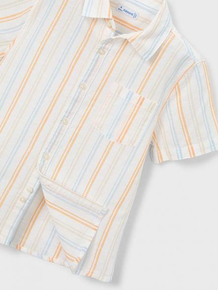 Mayoral Camisa m/c Lino 26-03112-011 Peach [5]