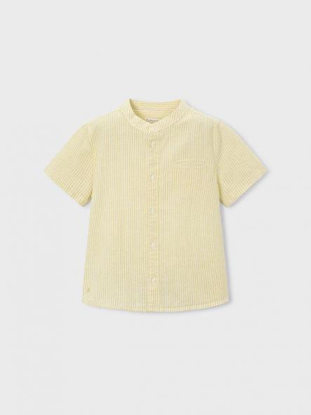 Mayoral Camisa m/c Cuello Mao Lino 26-03113-015 Oliva [1]