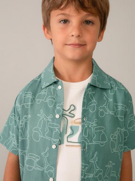 Mayoral Camisa m/c  Estampada 26-03115-026 Alga [1]