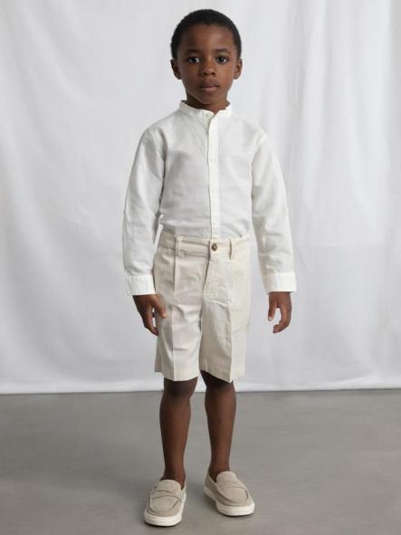 Mayoral Camisa m/l Cuello Mao Lino 26-03118-030 Nata [2]