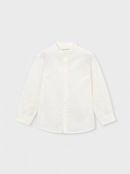 Mayoral Camisa m/l Cuello Mao Lino 26-03118-030 Nata [3]