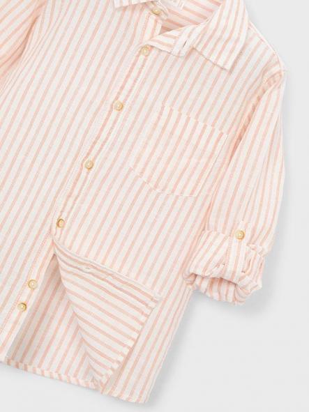 Mayoral Camisa m/c Lino Cuello camisero 26-03119-036 Peach [5]