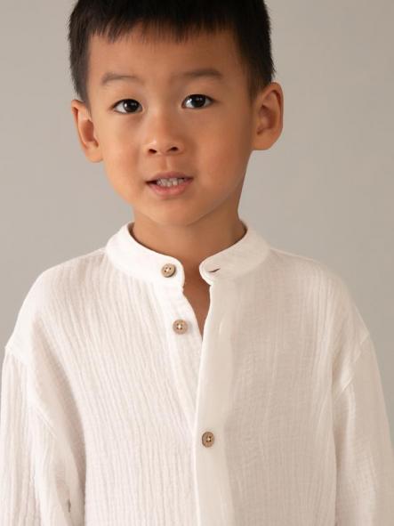 Mayoral Camisa m/l  Cuello Bambula 26-03120-033 Menta [1]