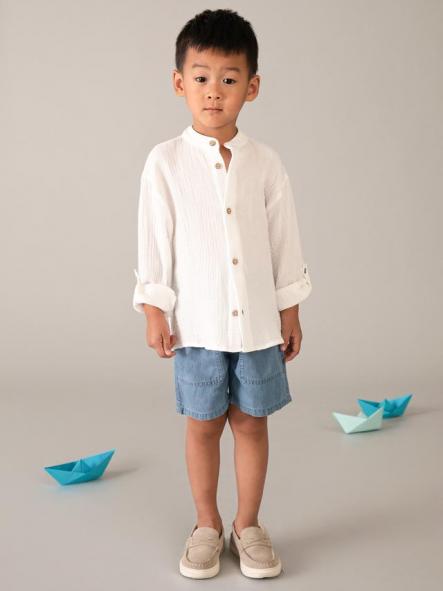 Mayoral Camisa m/l  Cuello Bambula 26-03120-033 Menta [2]