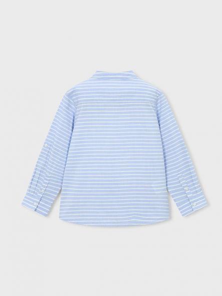 Mayoral Camisa m/l  Cuello Mao Rayas 26-03121-042 Cielo [2]