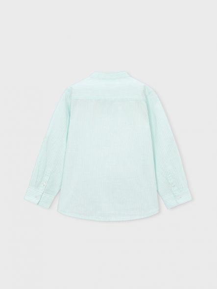 Mayoral Camisa m/l  Cuello Mao Rayas 26-03121-043 Menta [2]